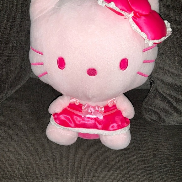 Hello Kitty | Toys | Hello Kitty Plush With Pink Dress And Bow | Poshmark
